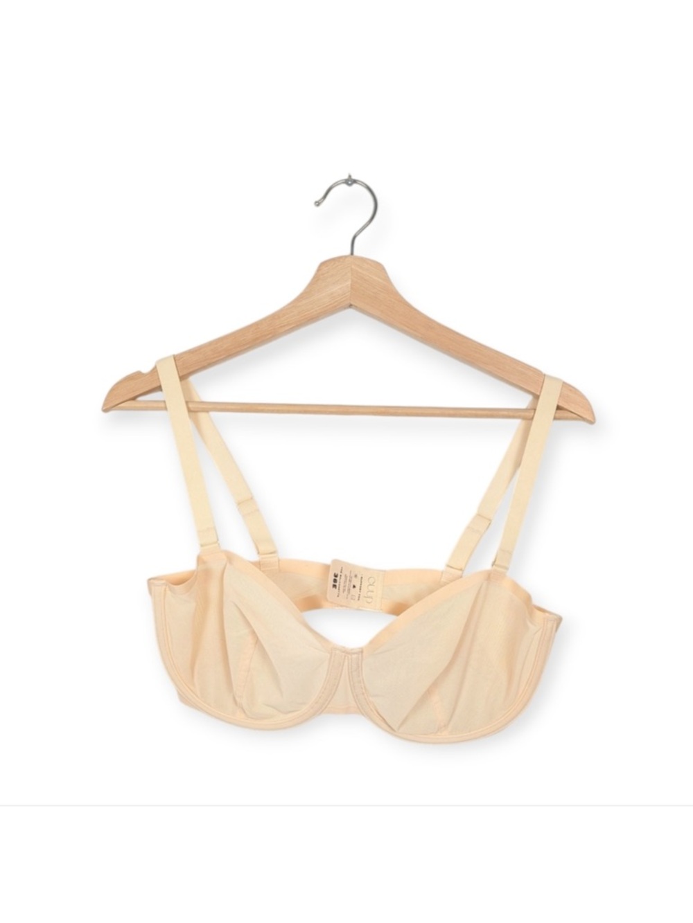 CUUP The Balconette Mesh Blush Wide Strap Bra